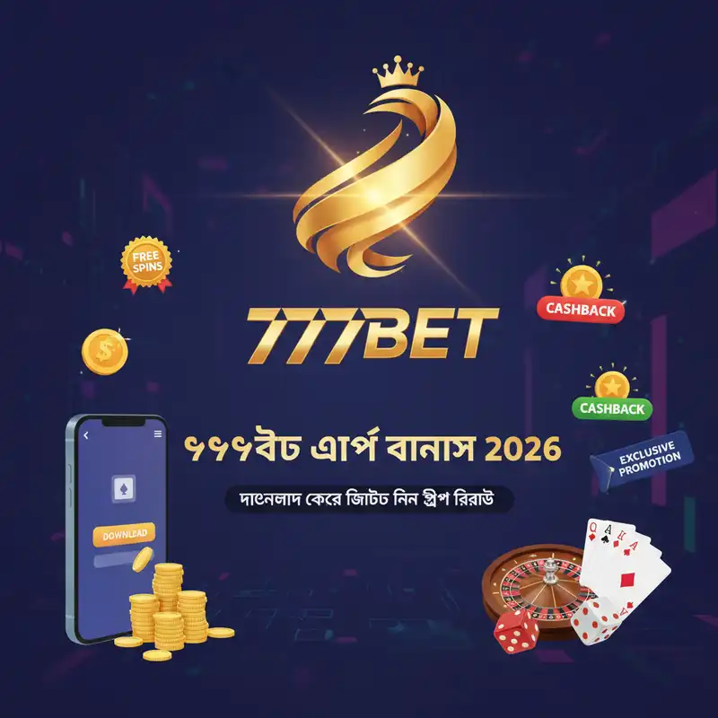 777bet download এবং এক্সক্লুসিভ অ্যাপ বোনাস ২০২৬